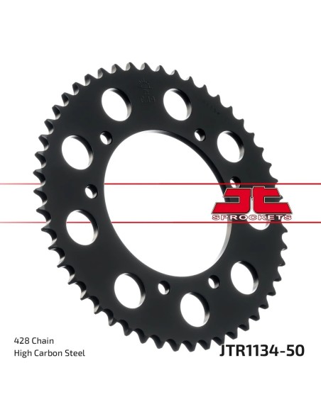 corona moto jt sprockets de acero de 50 dientes jtr1134 50