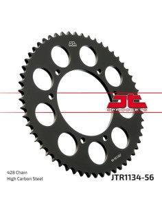 corona moto jt sprockets de acero de 56 dientes jtr1134 52
