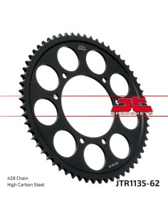 corona moto jt sprockets de acero de 62 dientes jtr1135 62
