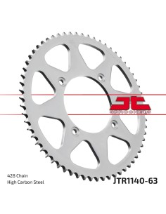 corona moto jt sprockets de acero de 63 dientes jtr1140 63