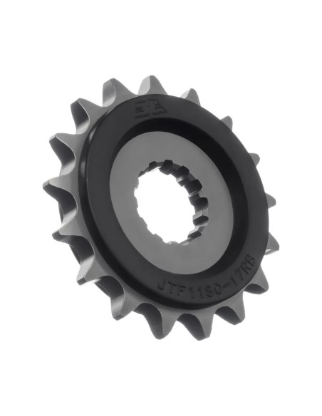 pinon moto jt sprockets acero con goma 17 dientes p 530 jtf1180 17rb