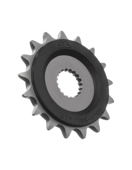 pinon moto jt sprockets acero con goma 17 dientes p 525 jtf1183 17