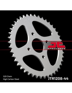 corona moto jt sprockets de acero de 44 dientes jtr1208 44