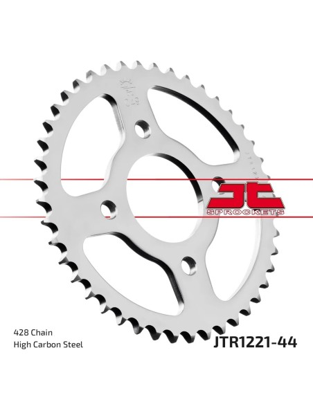 corona moto jt sprockets de acero de 44 dientes jtr1221 44