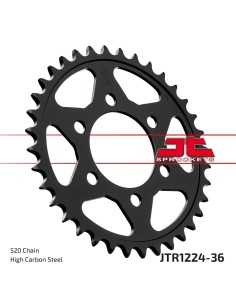 corona moto jt sprockets de acero de 36 dientes jtr1224 36