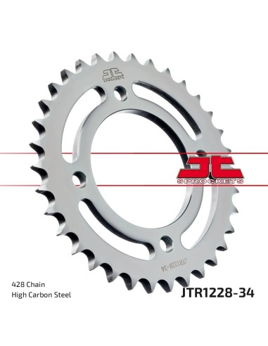 corona moto jt sprockets de acero de 34 dientes jtr1228 34