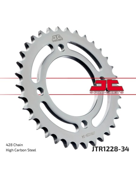 corona moto jt sprockets de acero de 34 dientes jtr1228 34