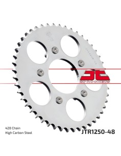 corona moto jt sprockets de acero de 58 dientes jtr1250 48