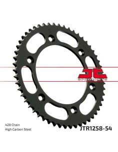 corona moto jt sprockets de acero de 54 dientes jtr1258 54