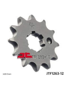 pinon de moto jt sprockets acero 12 dientes p 428 jtf1263 12
