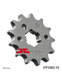 pinon de moto jt sprockets acero 13 dientes p 428 jtf1263 13