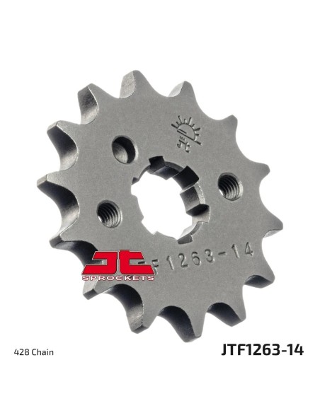 pinon de moto jt sprockets 14 dientes p 428 jtf1263 14