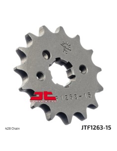pinon de moto jt sprockets acero 15 dientes p 428 jtf1263 15