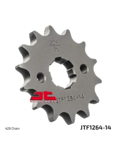 pinon de moto jt sprockets acero 14 dientes p 428 jtf1264 14