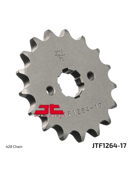 pinon de moto jt sprockets 17 dientes p 428 jtf1264 17