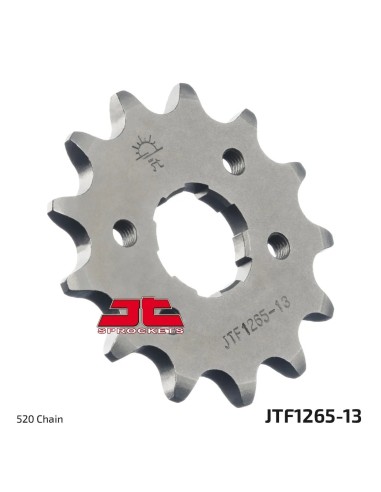 pinon de moto jt sprockets 13 dientes p 520 jtf1265 13