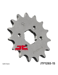 pinon de moto jt sprockets 15 dientes p 520 jtf1265 15