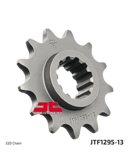 pinon de moto jt sprockets acero 13 dientes p 520 jtf1295 13