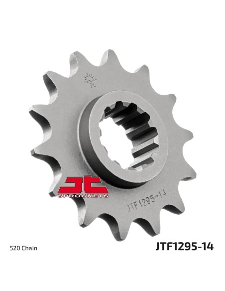 pinon de moto jt sprockets acero 14 dientes p 520 jtf1295 14