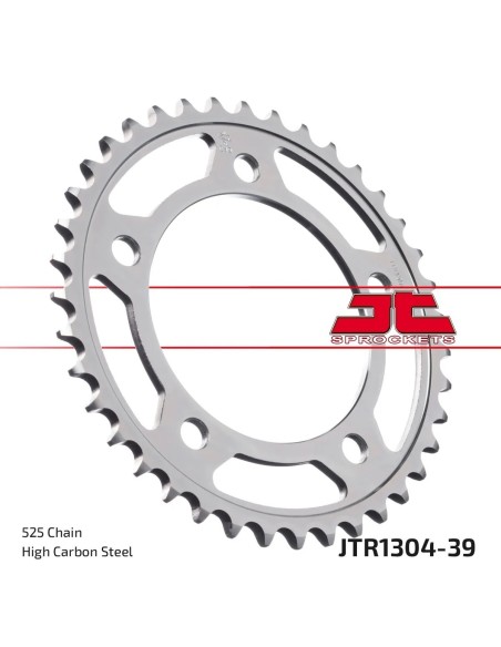corona moto jt sprockets de acero de 39 dientes jtr1304 39