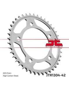 corona moto jt sprockets de acero de 42 dientes jtr1304 42
