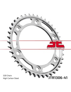 corona moto jt sprockets de acero de 41 dientes jtr1306 41