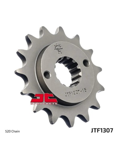 pinon de moto jt sprockets de acero de 14 dientes jtf1307 14