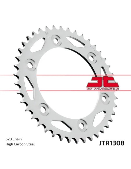 corona en paso 520 para honda cbr 600 rr