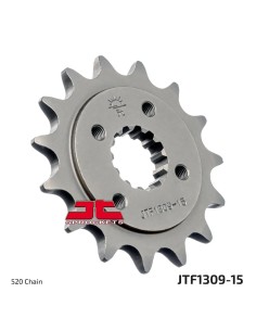 pinon de moto jt sprockets acero 15 dientes p 520 jtf1309 15