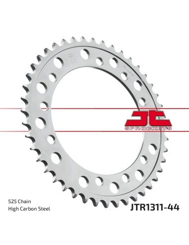 corona moto jt sprockets de acero de 44 dientes jtr1311 44