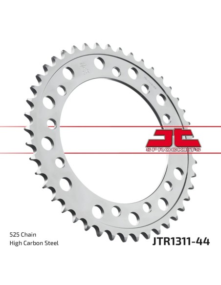corona moto jt sprockets de acero de 44 dientes jtr1311 44