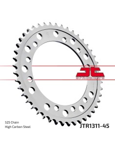 corona moto jt sprockets de acero de 45 dientes jtr1311 45