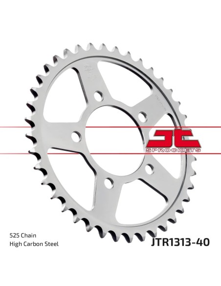 corona moto jt sprockets de acero de 40 dientes jtr1313 40