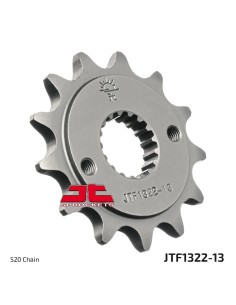 pinon de moto jt sprockets acero 13 dientes p 520 jtf1322 13