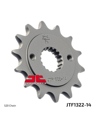 pinon moto jt sprockets acero 14 dientes jtf1322 14