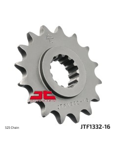 pinon de moto jt sprockets acero 16 dientes p 520 jtf1332 16