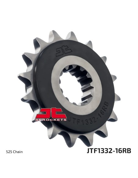pinon moto jt sprockets acero 16 dientes jtf1332 16rb