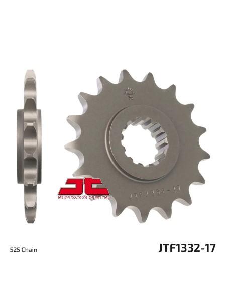 pinon moto jt sprockets acero 17 dientes jtf1332 17