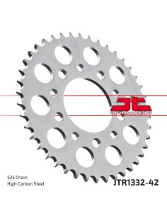 corona moto jt sprockets de acero de 42 dientes jtr1332 42