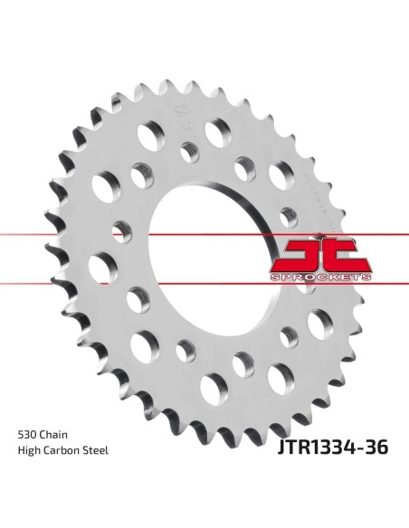 corona moto jt sprockets de acero de 36 dientes jtr1334 36