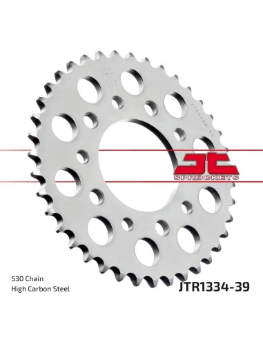 corona moto jt sprockets de acero de 39 dientes jtr1334 39