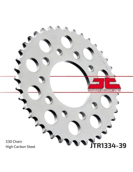 corona moto jt sprockets de acero de 39 dientes jtr1334 39