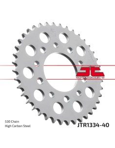 corona moto jt sprockets de acero de 40 dientes jtr1334 40
