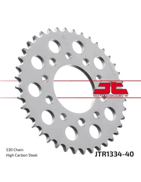 corona moto jt sprockets de acero de 40 dientes jtr1334 40