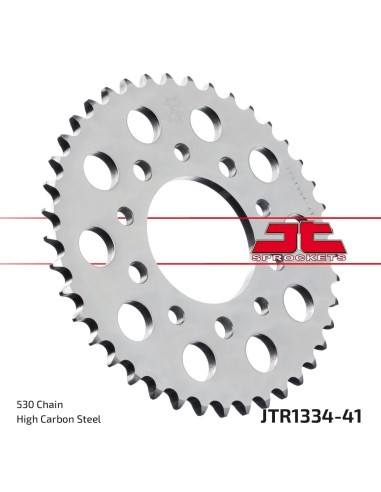 corona moto jt sprockets de acero de 41 dientes jtr1334 41