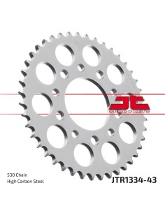 corona moto jt sprockets de acero de 43 dientes jtr1334 43
