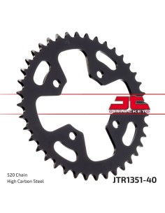 corona moto jt sprockets de acero de 40 dientes jtr1351 40