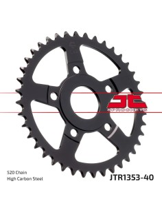 corona moto jt sprockets de acero de 40 dientes jtr1353 40