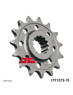 pinon de moto jt sprockets acero 15 dientes p 520 jtf1373 15