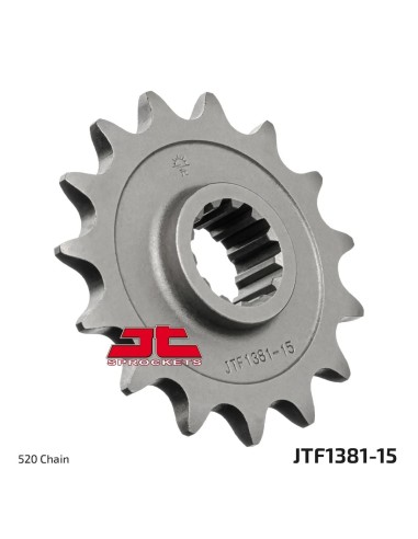 pinon moto jt sprockets acero 15 dientes jtf1381 15